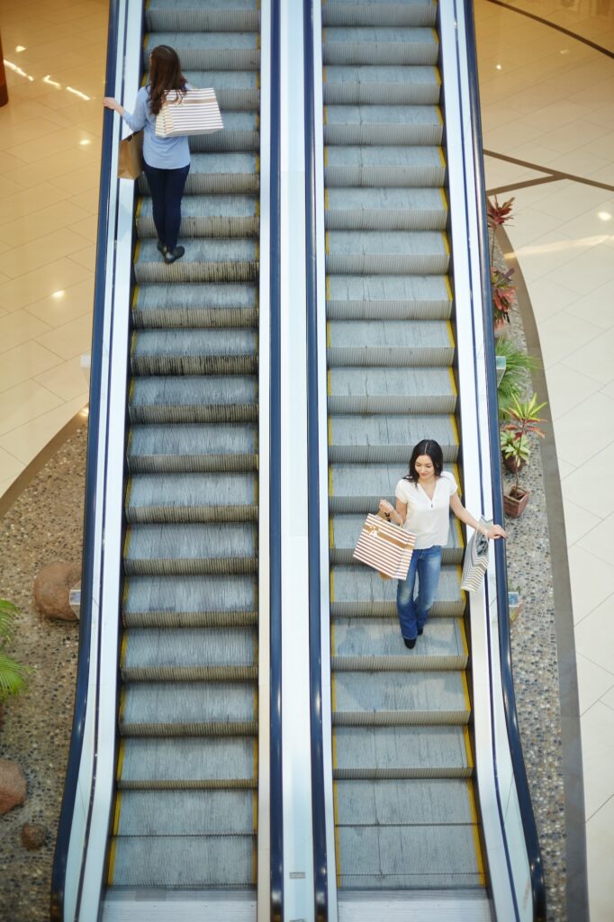 Leisure in the mall
